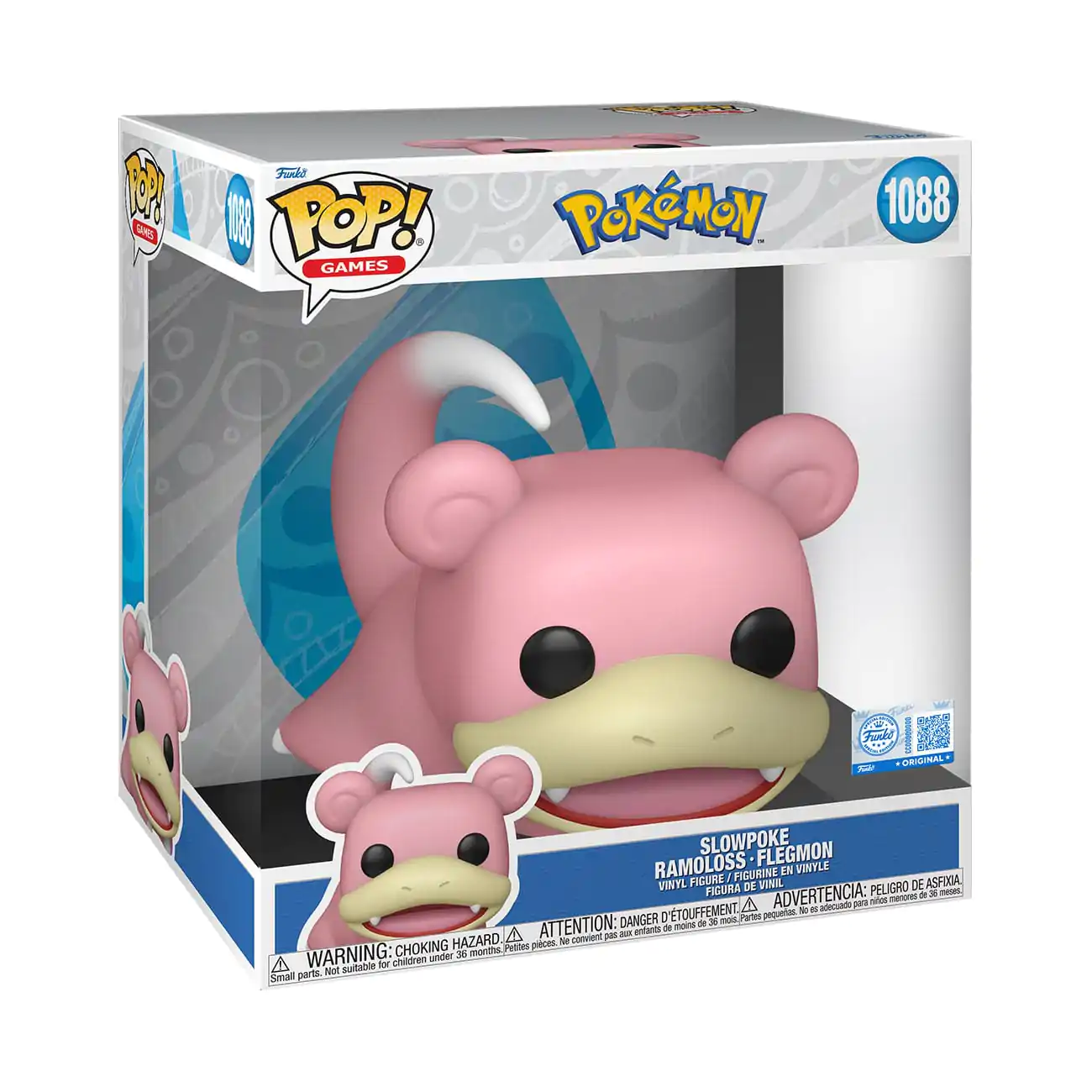 Pokemon Super Sized Jumbo Funko POP! Vinylová figúrka Slowpoke 25 cm produktová fotografia