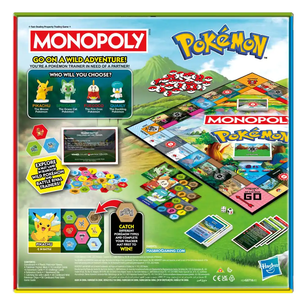 Pokémon Stolová Hra Monopoly *English Version* produktová fotografia