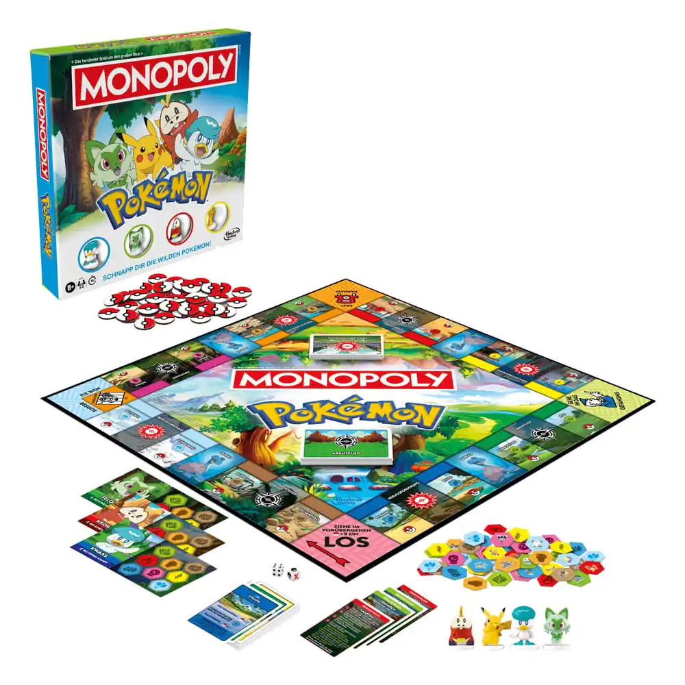 Pokémon stolová hra Monopoly *Nemecká verzia* produktová fotografia