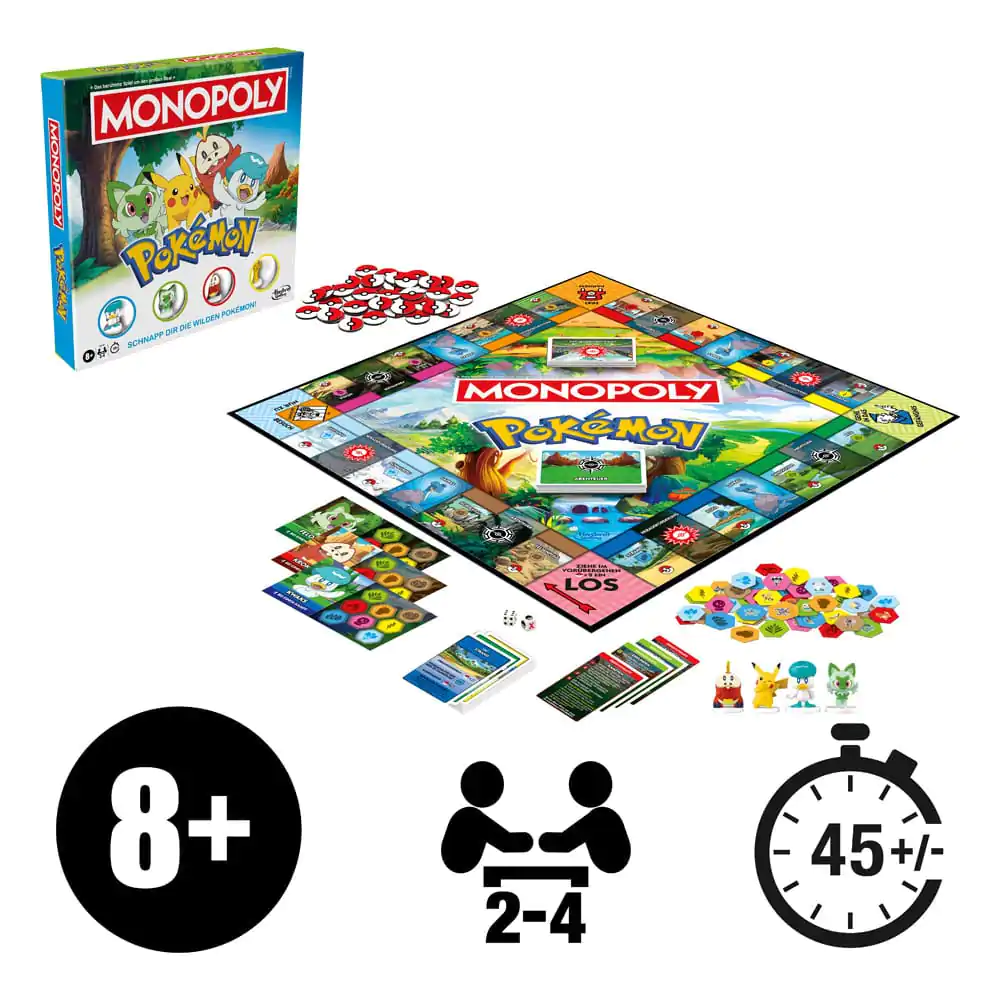 Pokémon stolová hra Monopoly *Nemecká verzia* produktová fotografia