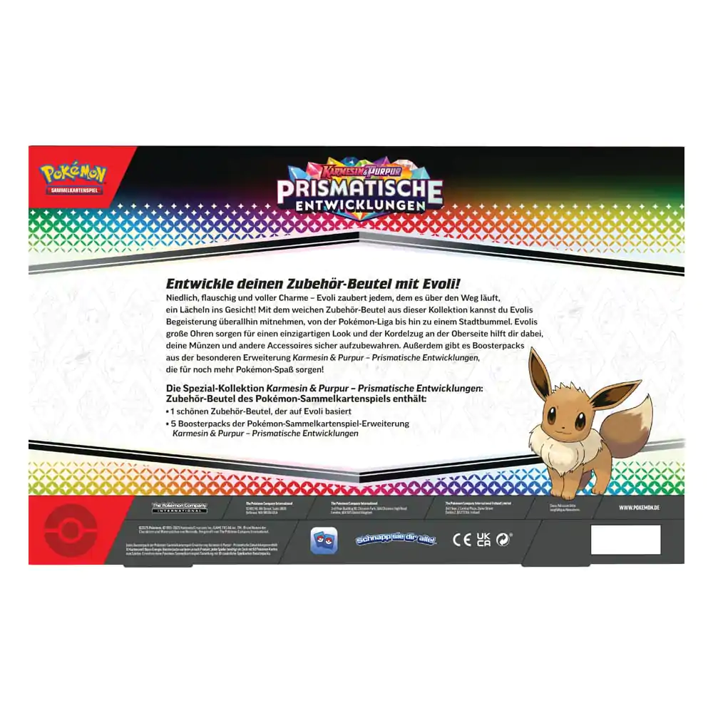 Pokémon TCG Accessory Pouch Collection Evoli *German Version* - Zbierka vreciek na príslušenstvo produktová fotografia