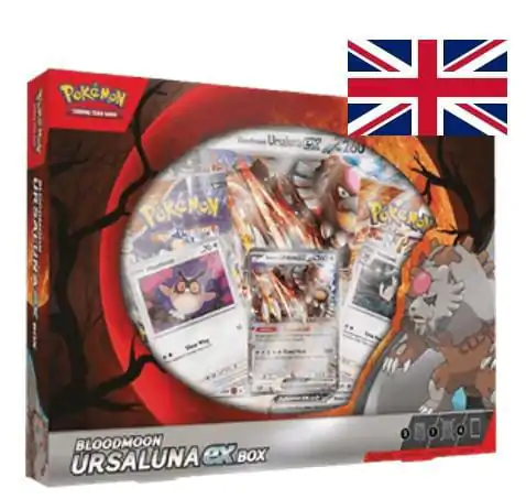 Pokémon TCG Bloodmoon Ursaluna EX Box November 2024 *English Version* - Balenie produktová fotografia