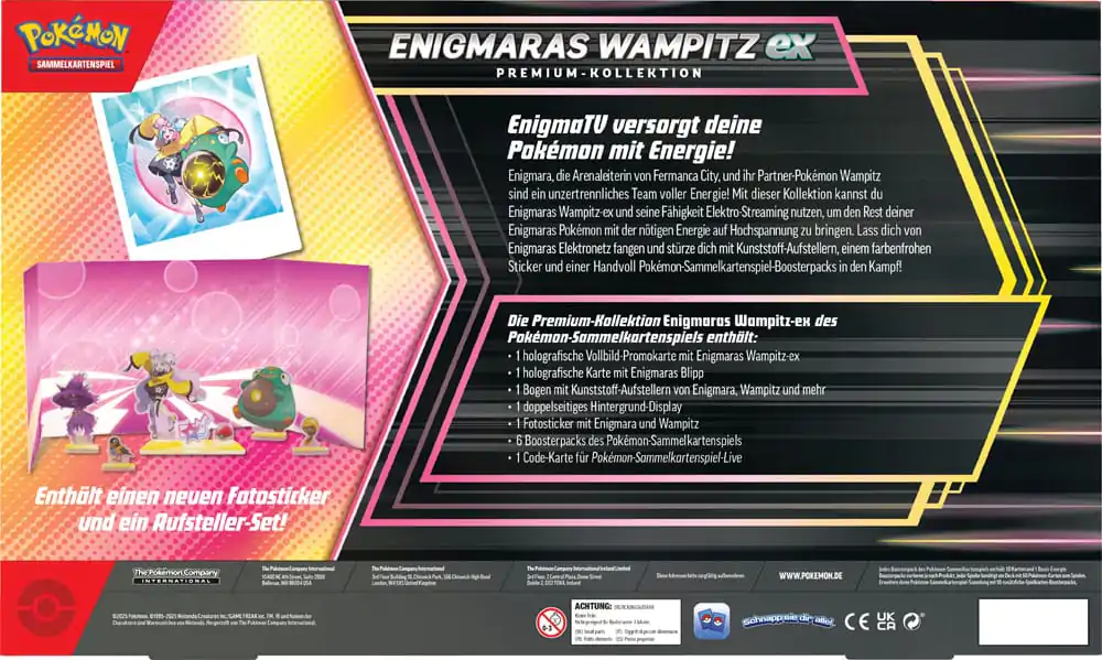 Pokémon TCG EX Premium Collection Einigmaras Wampitz 2025 *German Version* Prémiová kolekcia produktová fotografia