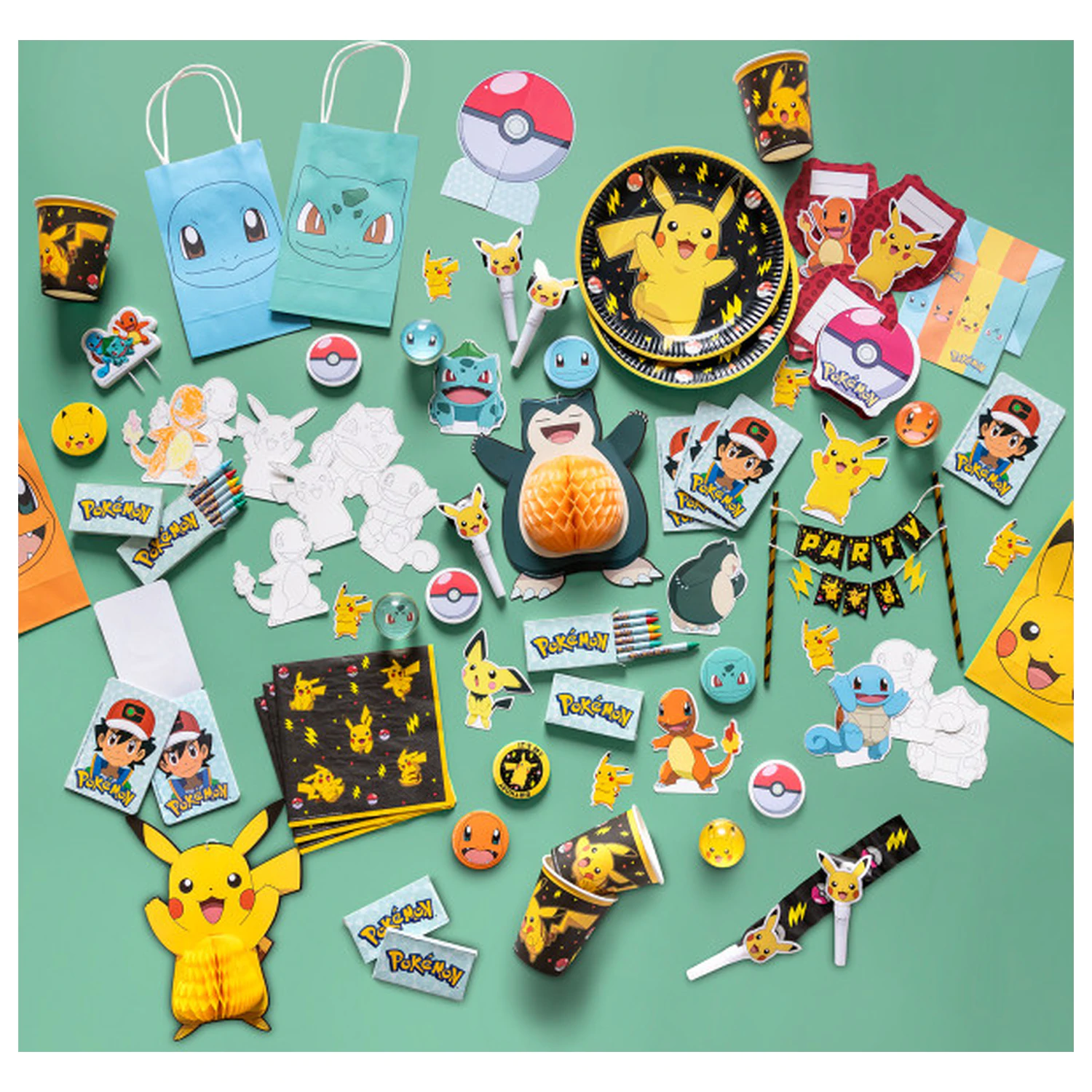Pokémon Thunder gumová lopta, 4-balenie produktová fotografia