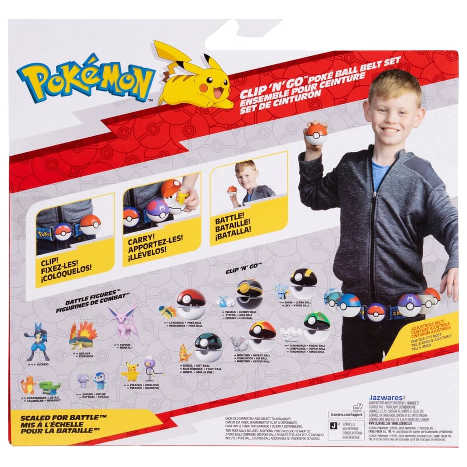 Pokémon Hračkársky pás Clip 'n' Go s Fennekinom produktová fotografia