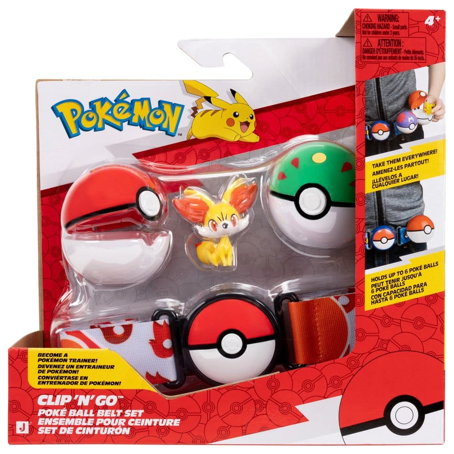 Pokémon Hračkársky pás Clip 'n' Go s Fennekinom produktová fotografia