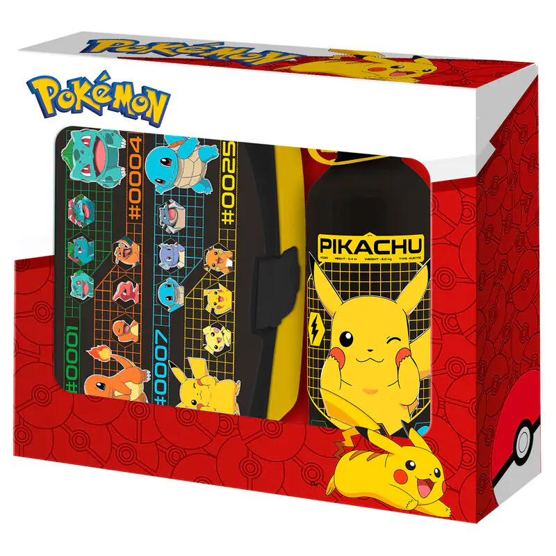 Pokemon obedár + hliníková fľaša set 500ml termékfotó