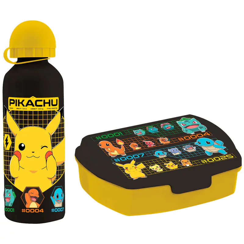 Pokemon obedár + hliníková fľaša set 500ml termékfotó