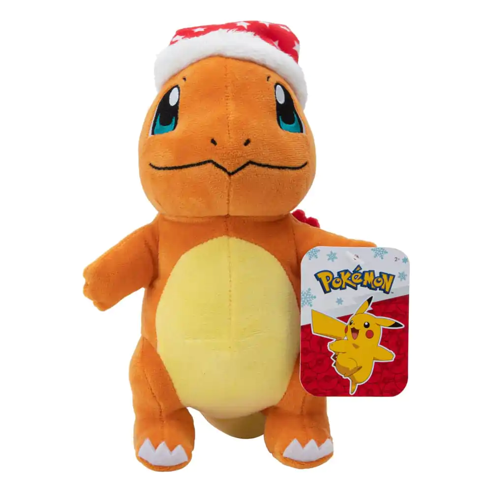 Pokémon Plyšová figúrka Zimný Charmander s vianočnou čiapkou 20 cm termékfotó