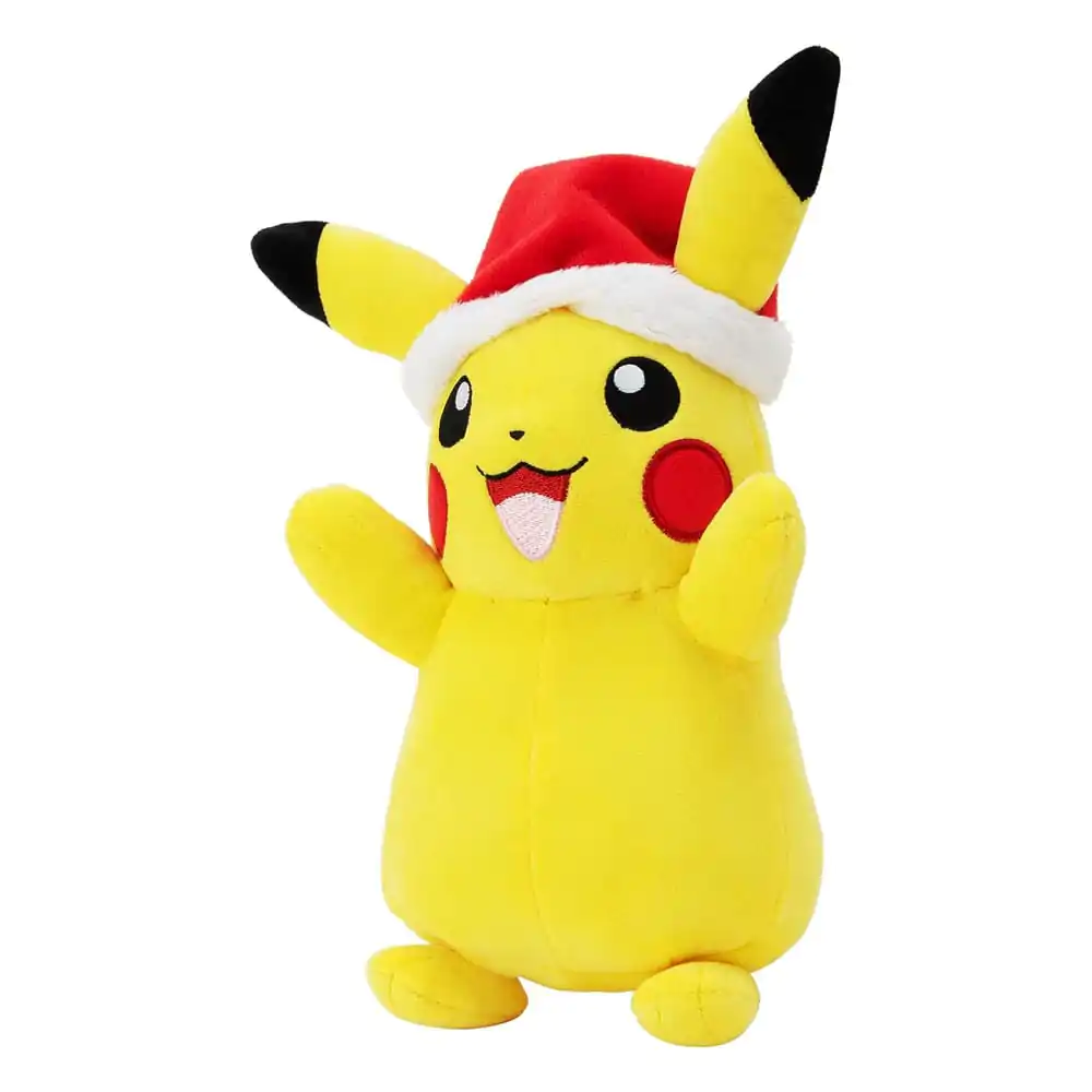 Pokémon plyšová figúrka Zimska Pikachu s čiapkou Santa Clausa 20 cm termékfotó