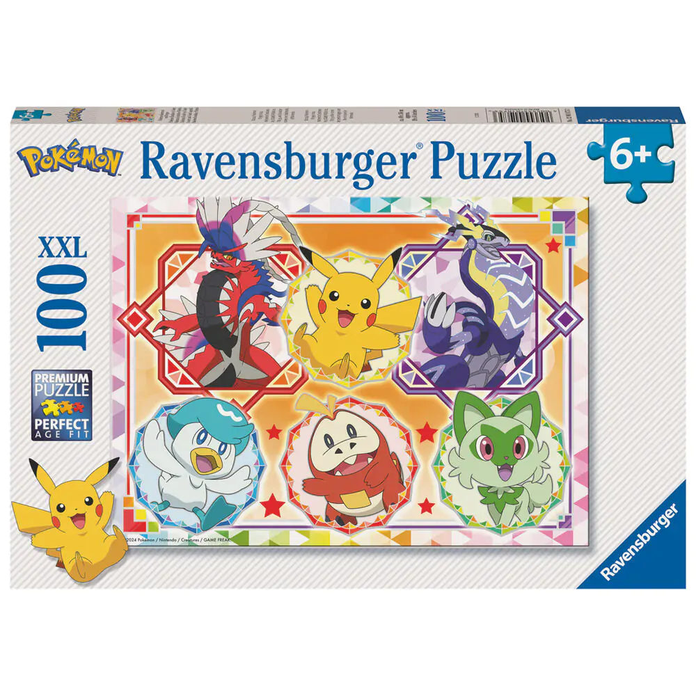 Pokemon XXL puzzle 100 dielikov produktová fotografia