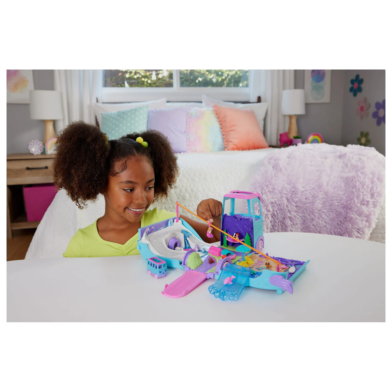 Polly Pocket Animal Adventure Van súprava na hranie produktová fotografia