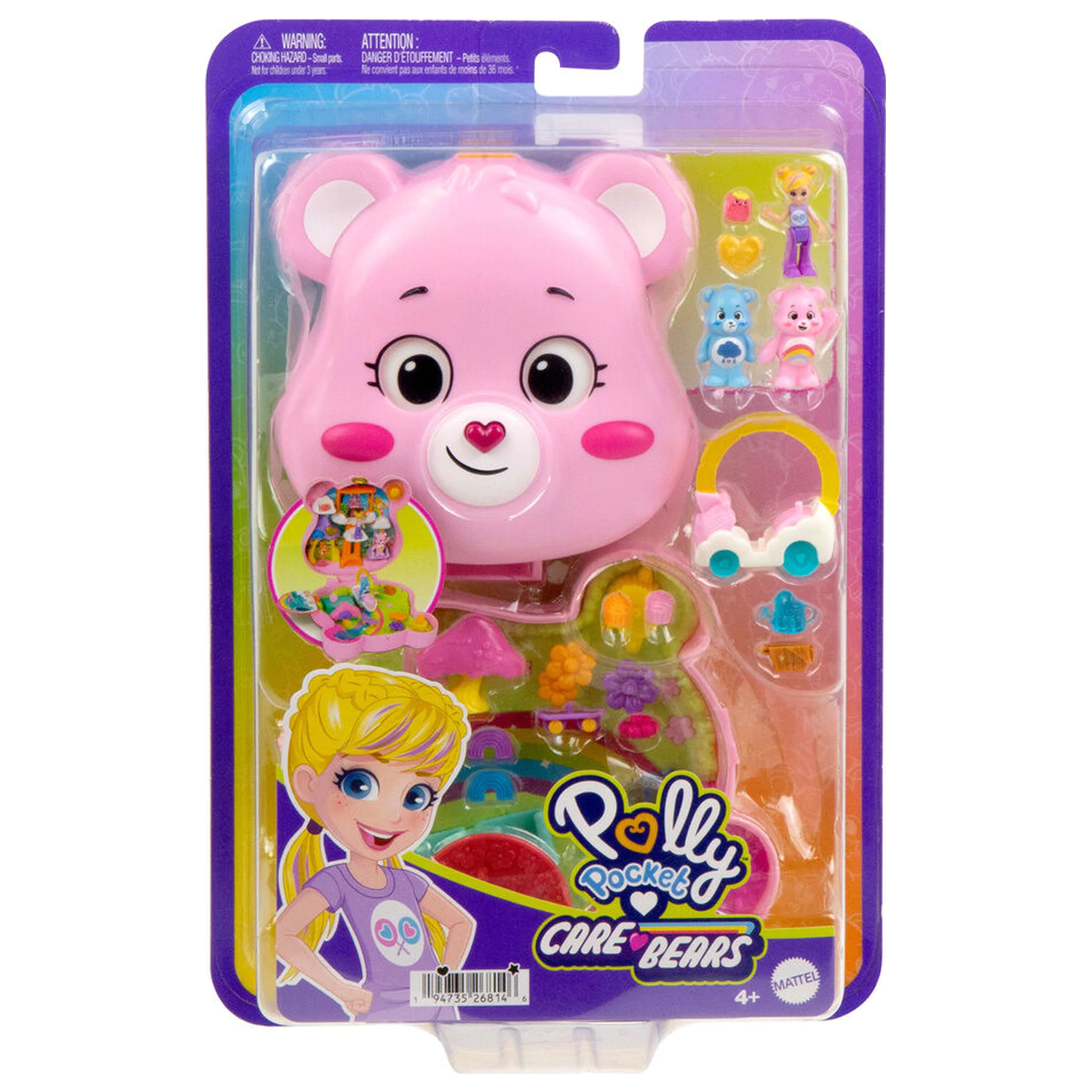 Polly Pocket Care Bears truhlica hracia súprava produktová fotografia