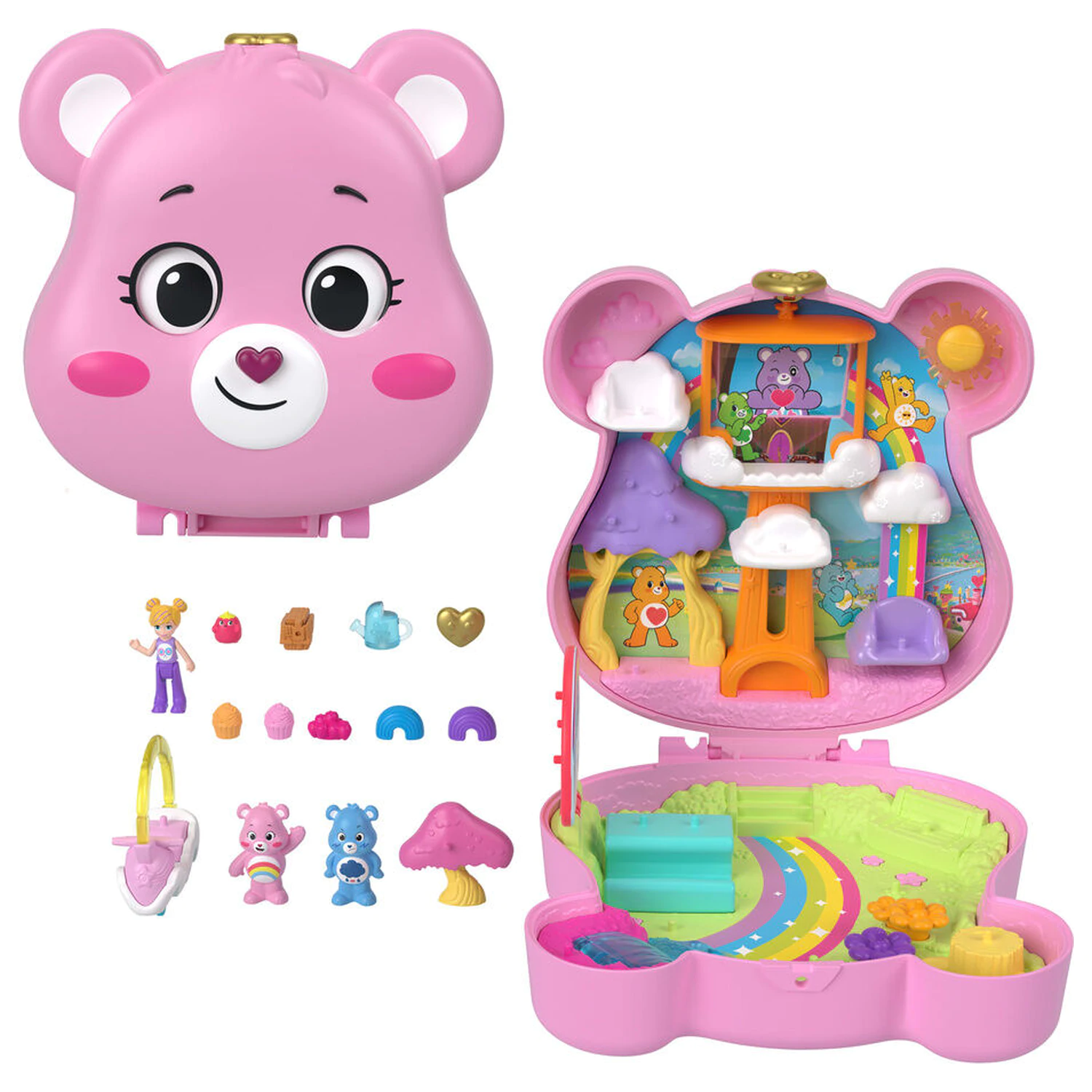 Polly Pocket Care Bears truhlica hracia súprava produktová fotografia