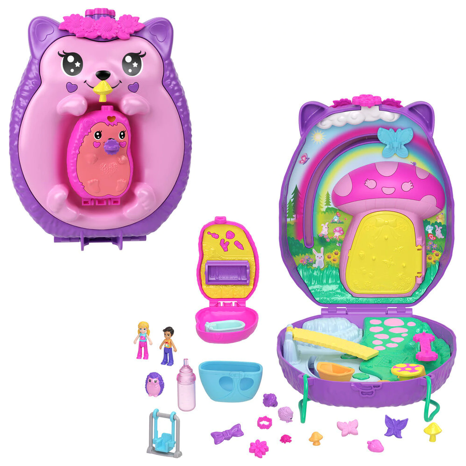 Polly Pocket herný set Mama Ježko a bábätko produktová fotografia