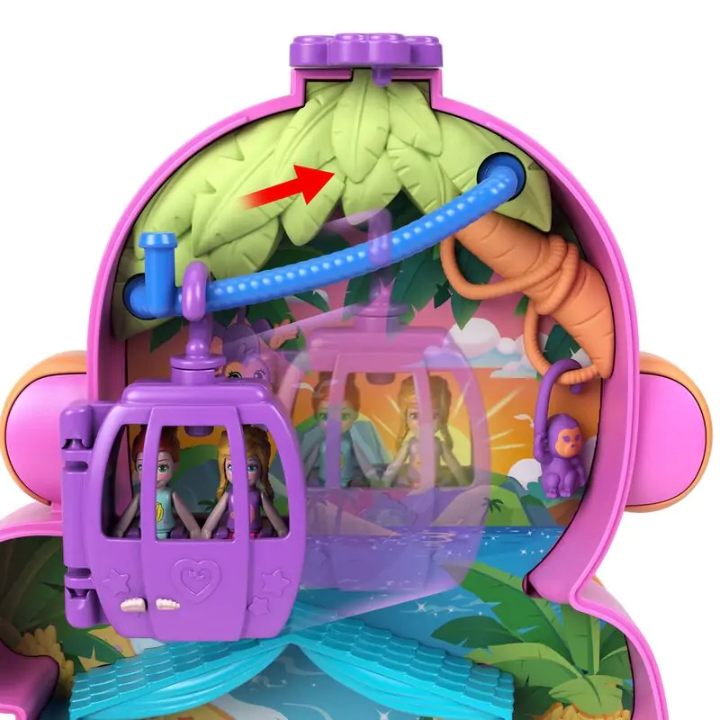 Polly Pocket Mama monkey and baby bag playset termékfotó