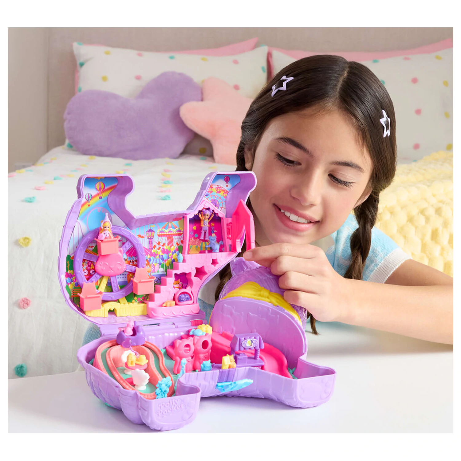 Polly Pocket Partyland Cat hracia súprava produktová fotografia