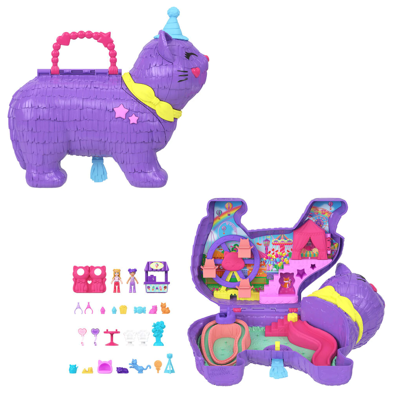 Polly Pocket Partyland Cat hracia súprava produktová fotografia