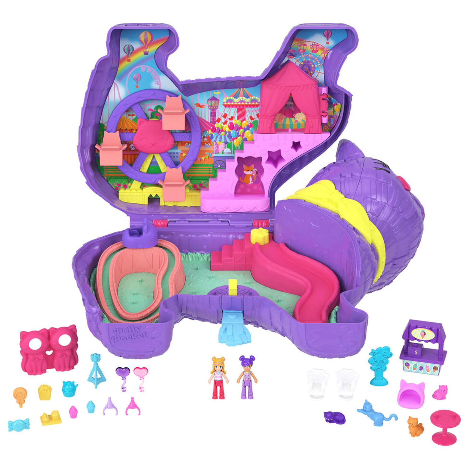 Polly Pocket Partyland Cat hracia súprava produktová fotografia