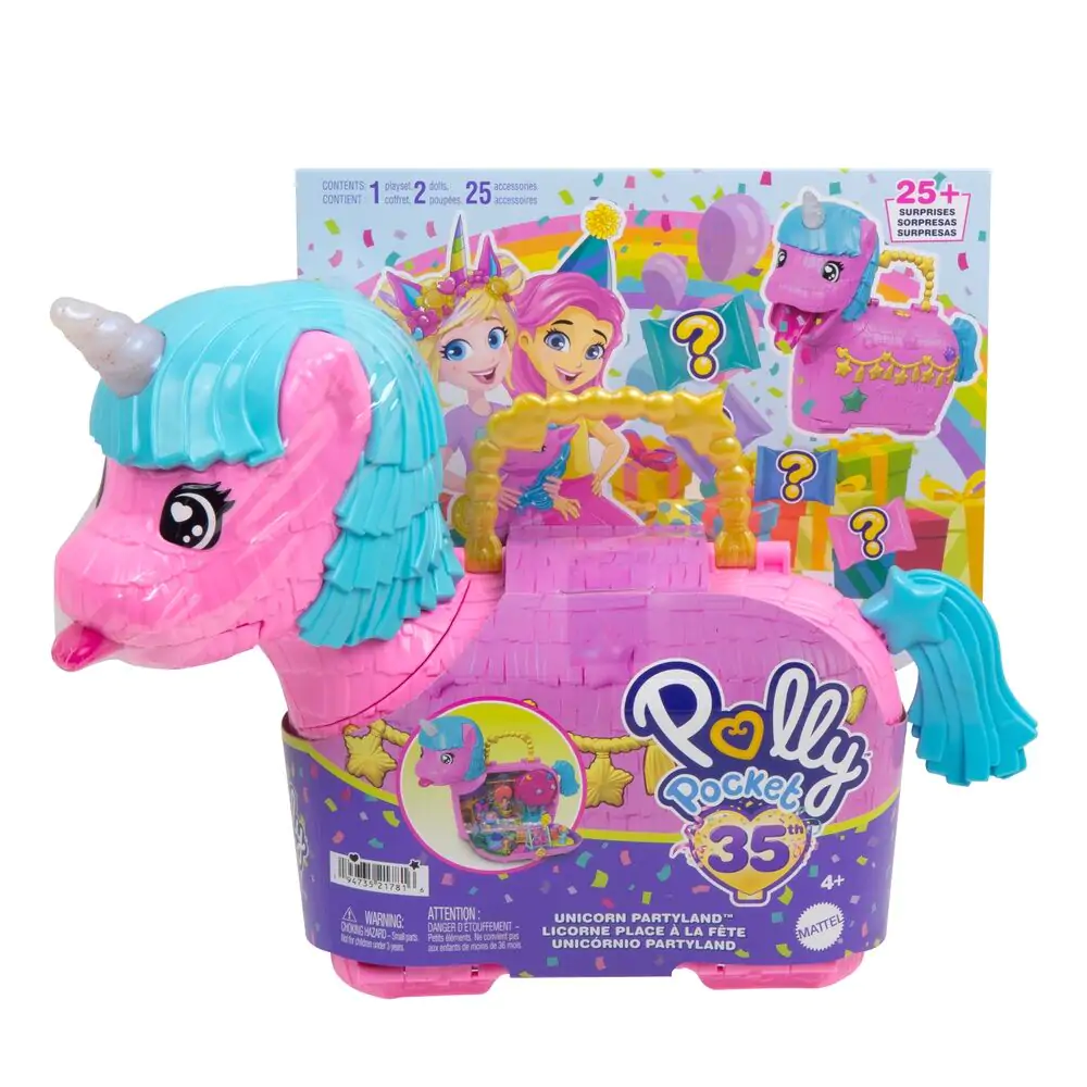 Polly Pocket Partyland Sústava na hranie Jednorožčí truhlica termékfotó