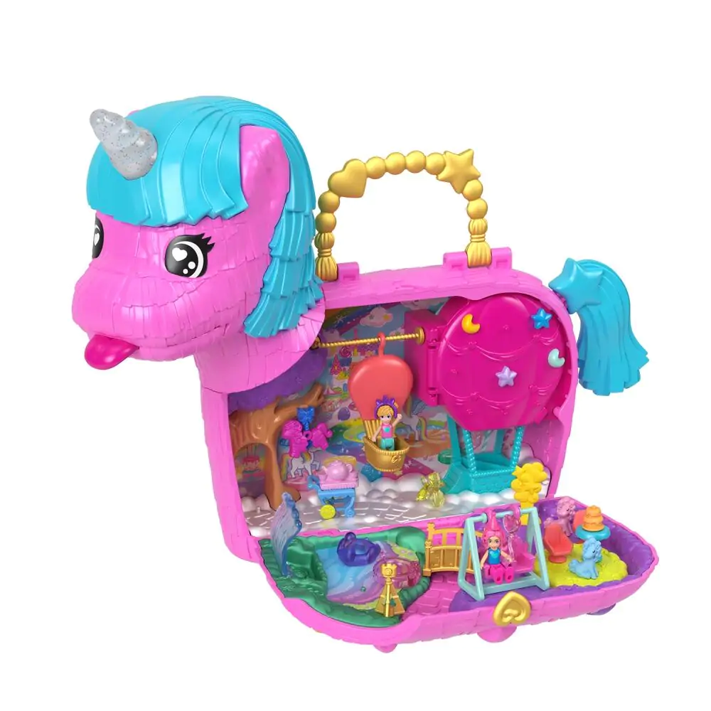 Polly Pocket Partyland Sústava na hranie Jednorožčí truhlica termékfotó