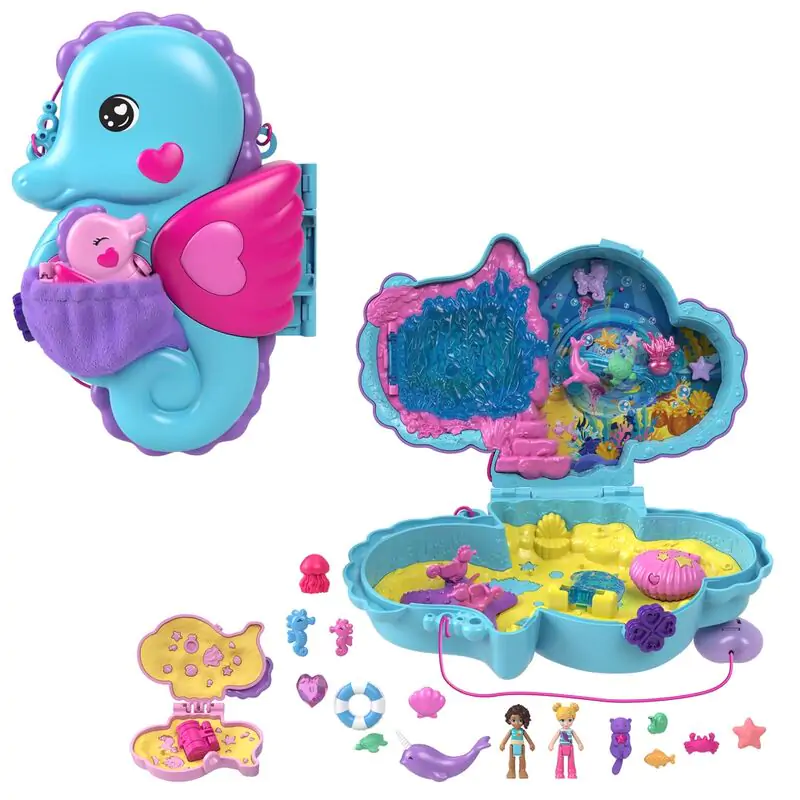 Polly Pocket Seahorse puzdro v tvare kabelky playset produktová fotografia