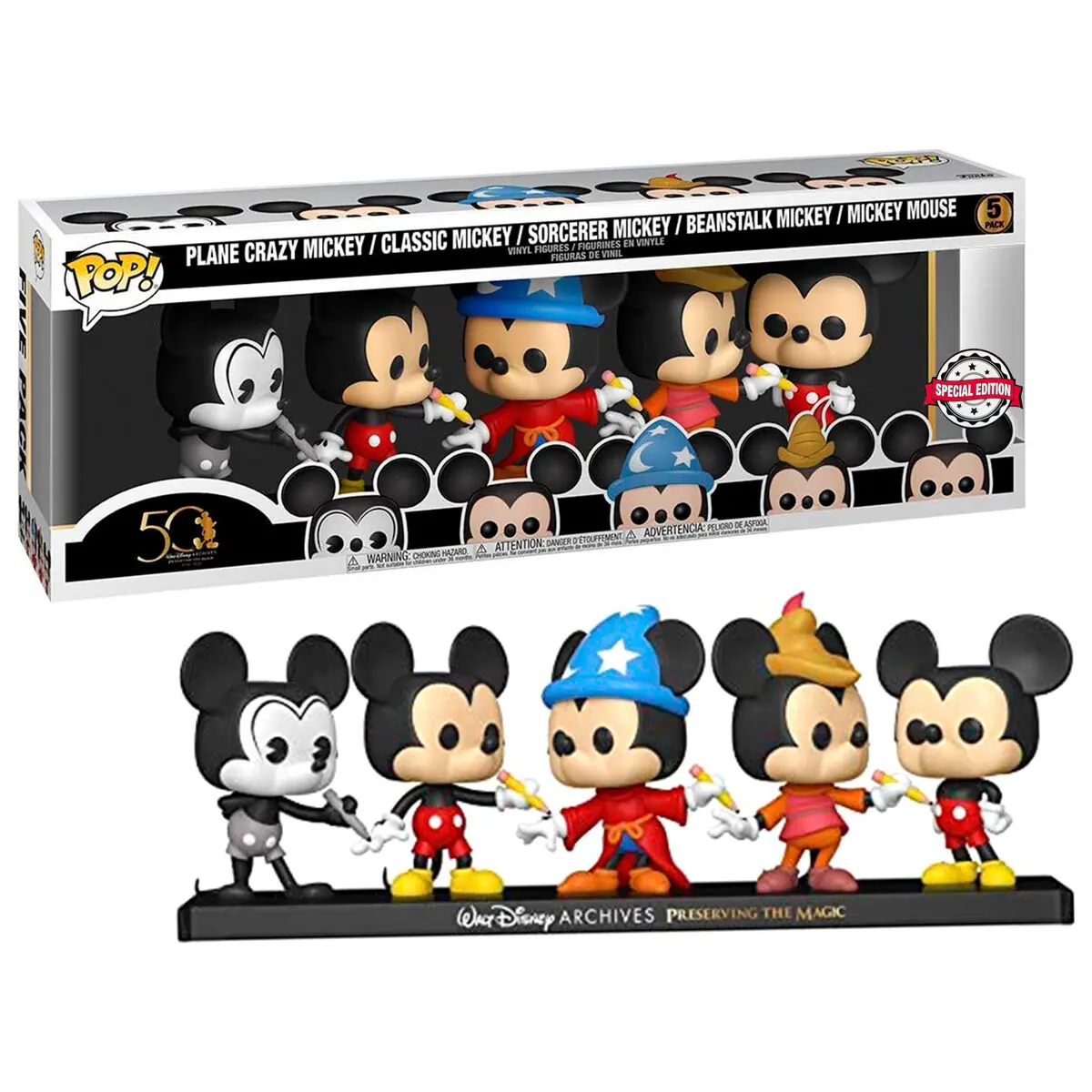 POP pack 5 figúriek Disney Archives Mickey Exclusive termékfotó