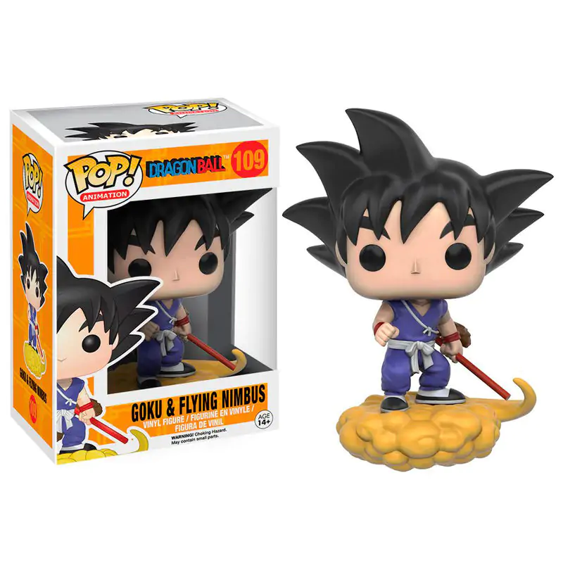 Dragon Ball Z POP! Animation Vinyl Figúrka Goku és a Repülő Nimbus 9 cm termékfotó