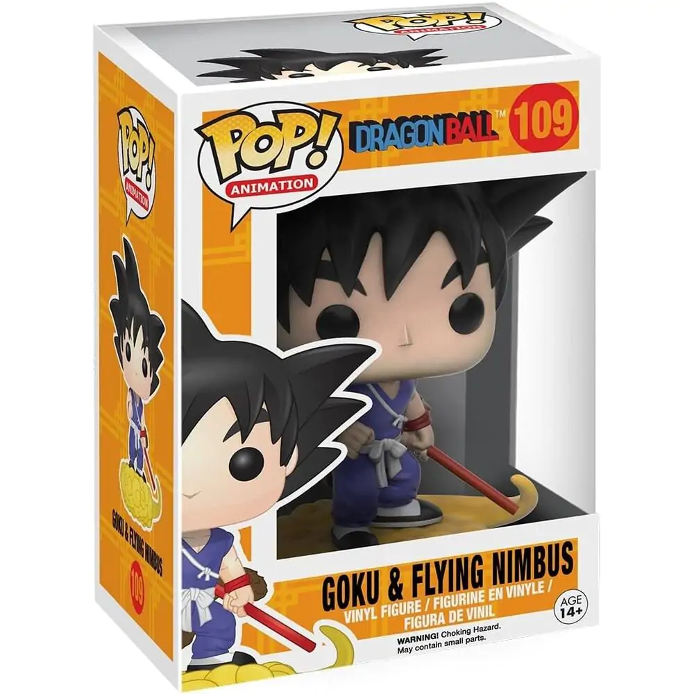 Dragon Ball Z POP! Animation Vinyl Figúrka Goku és a Repülő Nimbus 9 cm termékfotó