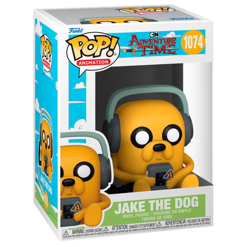 Adventure Time POP! Animation vinylová figúrka Jake s kazetovým prehrávačom 9 cm produktová fotografia