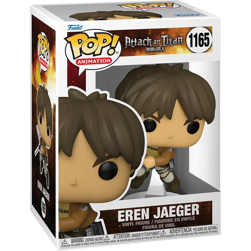 Attack on Titan POP! Animation Vinylová figúrka Eren Yeager 9 cm termékfotó