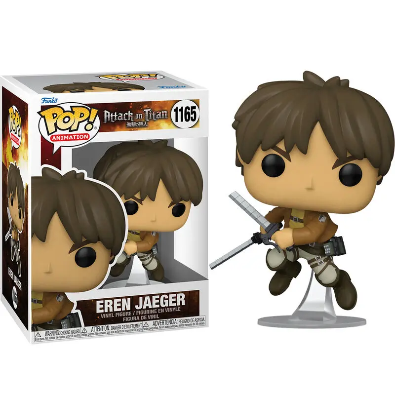 Attack on Titan POP! Animation Vinylová figúrka Eren Yeager 9 cm termékfotó