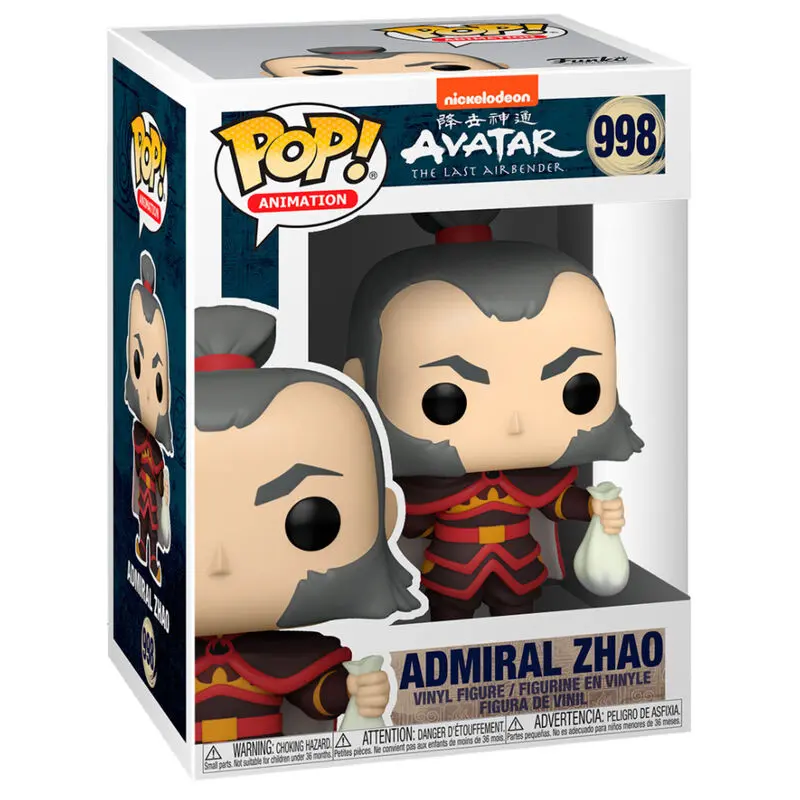 Avatar The Last Airbender POP! Animation Vinyl Figúrka Admiral Zhao 9 cm termékfotó