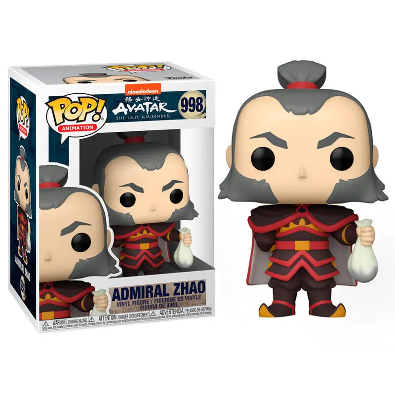 Avatar The Last Airbender POP! Animation Vinyl Figúrka Admiral Zhao 9 cm termékfotó