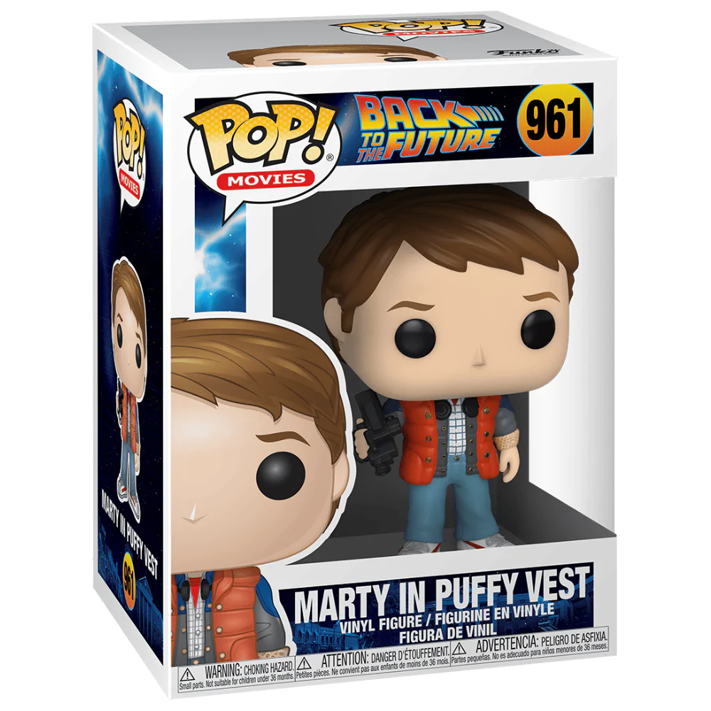 Back to the Future Funko POP! Vinylová figúrka Marty in Puffy Vest 9 cm produktová fotografia