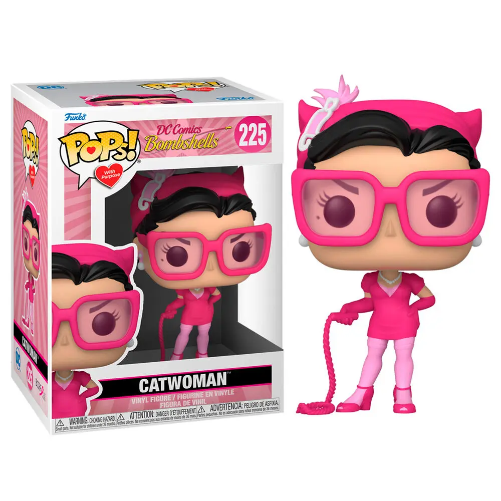 DC Comics POP! Heroes Vinylová figúrka BC Awareness - Bombshell Catwoman 9 cm produktová fotografia