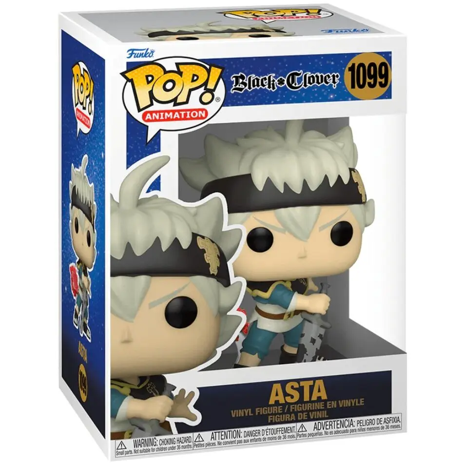 Black Clover POP! Animation Vinyl Figúrka Asta 9 cm termékfotó