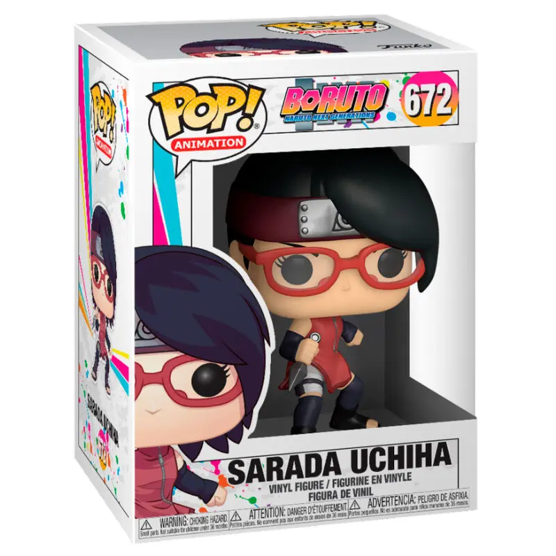 Boruto: Naruto Next Generations POP! Animácia Vinyl Figúrka Sarada Uchiha 9 cm termékfotó