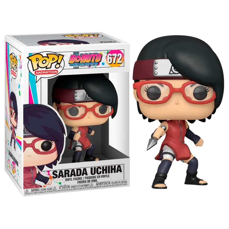 Boruto: Naruto Next Generations POP! Animácia Vinyl Figúrka Sarada Uchiha 9 cm termékfotó