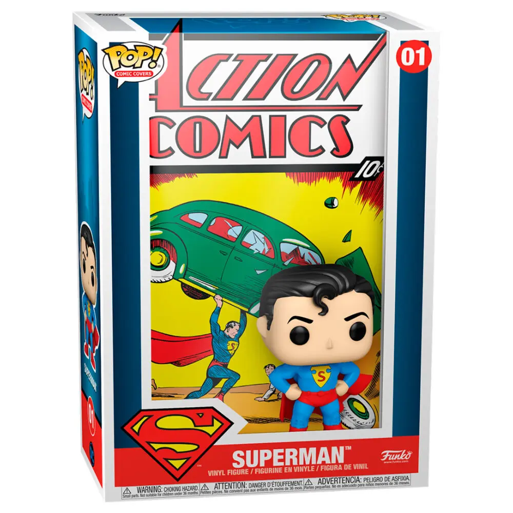 DC Comics POP! Comic Cover Vinyl Figurka Superman Action Comic 9 cm termékfotó