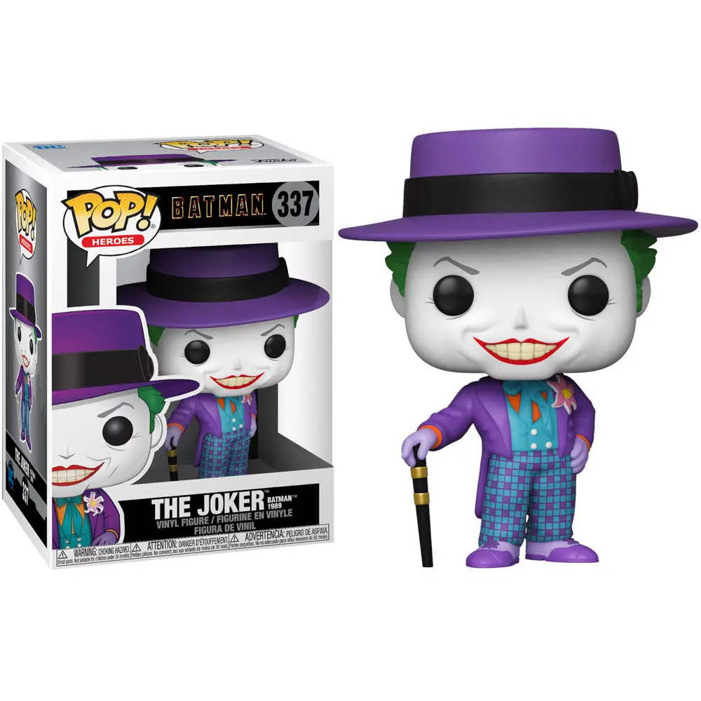 POP figúrka DC Comics Batman 1989 Joker with Hat produktová fotografia