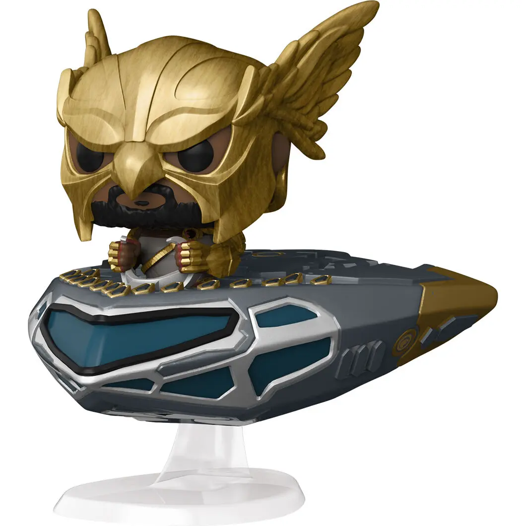 Black Adam POP! Rides Super Deluxe Vinyl Figurka Hawkman in Cruiser 15 cm termékfotó