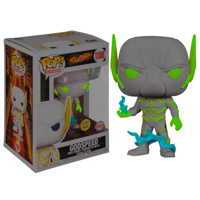 POP figúrka DC Comics The Flash Godspeed Glow in the Dark Exclusive termékfotó