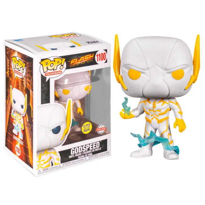 POP figúrka DC Comics The Flash Godspeed Glow in the Dark Exclusive termékfotó