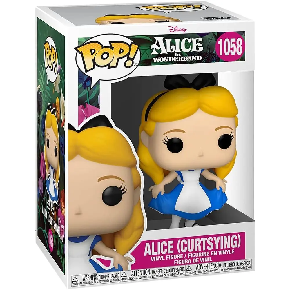 Alice in Wonderland POP! Disney Vinilová figúrka Alice v curtsey 9 cm termékfotó