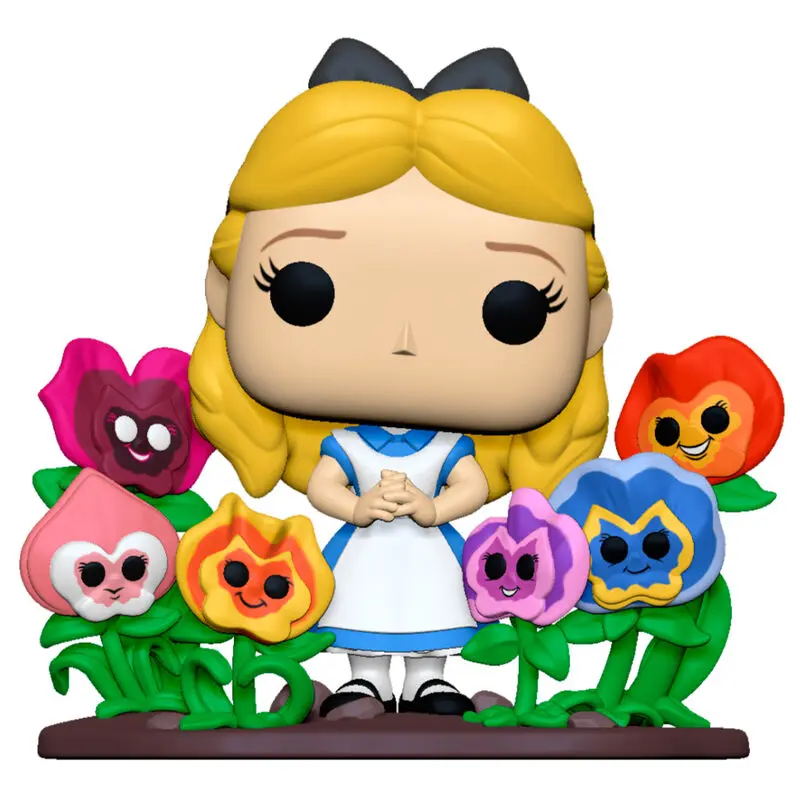 Alice in Wonderland POP! Deluxe Vinilová figúrka Alice w/Flowers 10 cm termékfotó