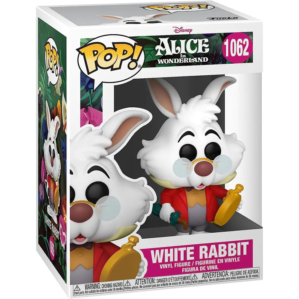 Alice in Wonderland POP! Disney vinylová figúrka Fehér Nyúl órával 9 cm termékfotó