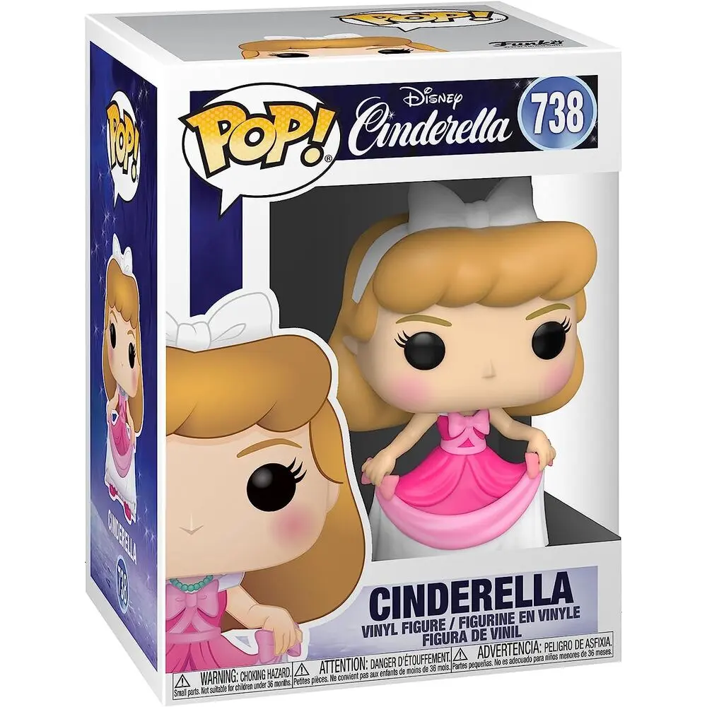 Cinderella POP! Vinyl figúrka Cinderella (Pink Dress) 9 cm termékfotó