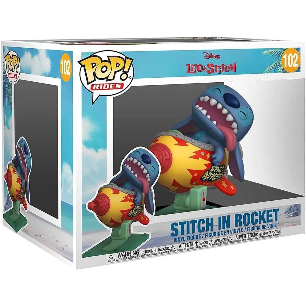 Lilo & Stitch POP! Rides Vinyl Figurka Stitch in Rocket 15 cm termékfotó