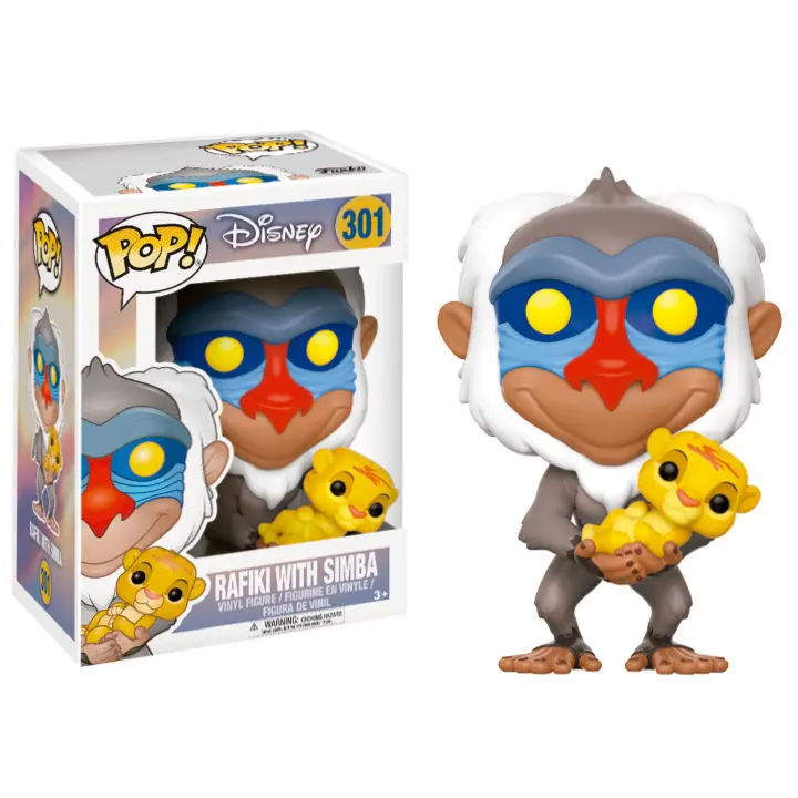 The Lion King POP! Disney Vinyl Figurka Rafiki & Simba 9 cm termékfotó